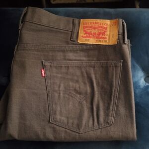 Levi's Men's Charcoal Straight Jeans